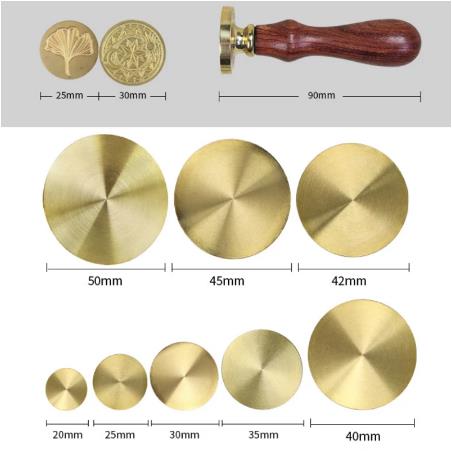 Wax Seal Stamp Set - ختم شمعي مخصص بشعارك الخاص مع